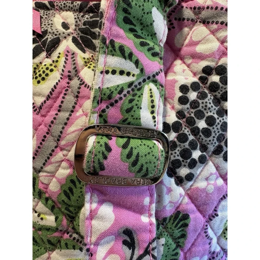 Vera Bradley Lindsay Crossbody Shoulder Bag Priscilla Pink Floral Retired Quilt